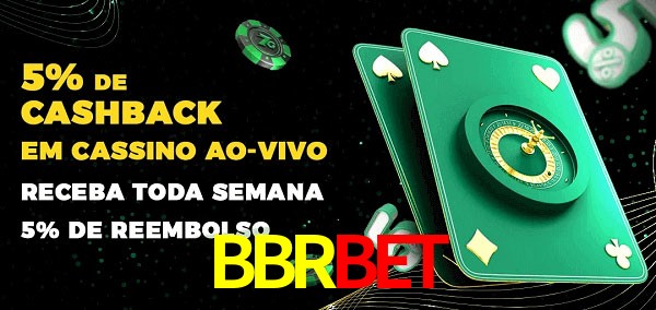 Promoções do cassino ao Vivo BBRBET